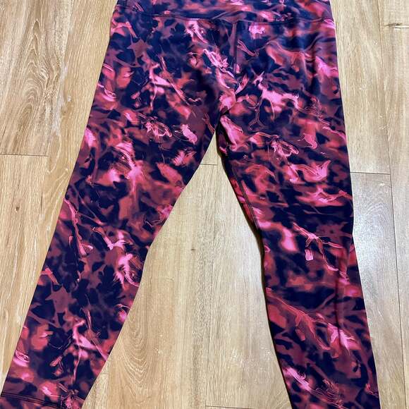 Lululemon Align High-Rise Pant Crop 25” inseam Intensity Pink Blossom size 14 - Picture 6 of 7